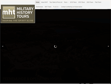Tablet Screenshot of militaryhistorytours.co.uk